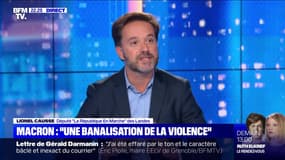 Emmanuel Macron: "Une banalisation de la violence"