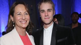 Ségolène Royal au côté de Justin Bieber