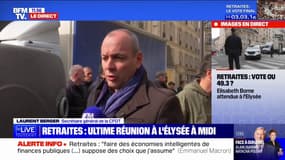 Laurent Berger: "C'est une journée capitale. Il est encore temps de convaincre des parlementaires de ne pas la voter"