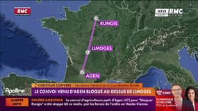 Convoi d'Agen bloqué : C'est une atteinte "au droit de manifester" pour  Christian Convers