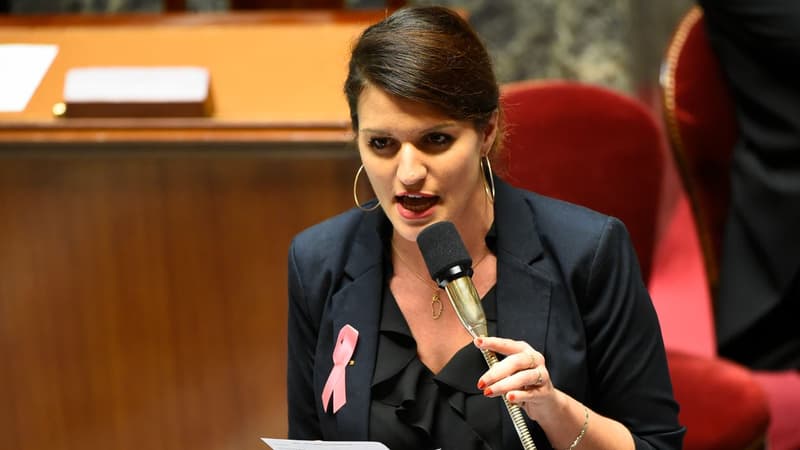 Marlène Schiappa à l'Assemblée nationale. 