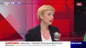 Autain : "J'attends du président de la République qu'il atterrisse"