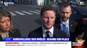 Clément Beaune sur l'attaque à Aubervilliers:"13 bus ont été visés, 12 ont été complètement incendiés" 