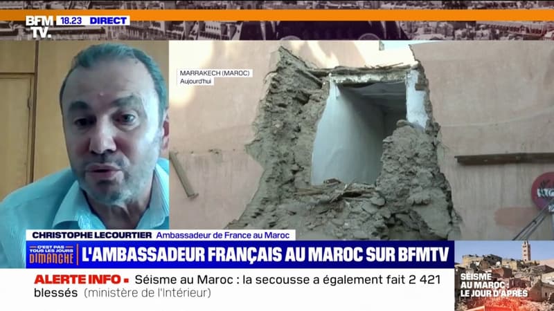 Christophe Lecourtier, ambassadeur de France au Maroc: 