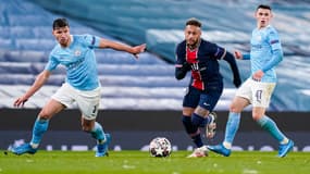 Neymar face à Manchester City