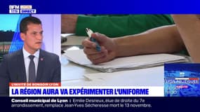 Uniforme en Auvergne-Rhône-Alpes: "aucun coût pour les famlles", assure la région