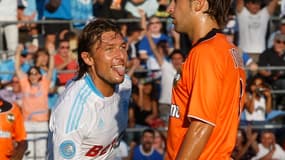 Gabriel Heinze a ouvert le score contre Lorient
