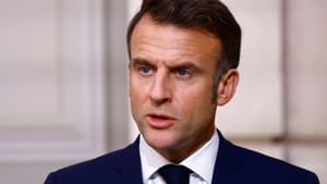 Emmanuel Macron à l'Élysée, le 28 novembre 2024