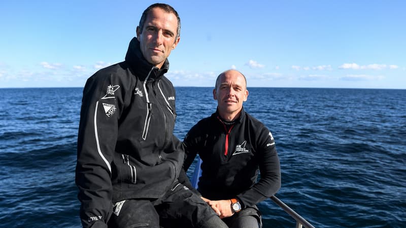 Armel Le Cléac'h et Kevin Escoffier