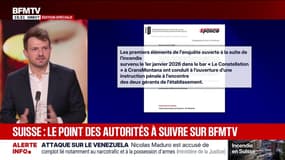 Crans-Montana: les gérants du bar visés par une enquête pour "homicide par négligence" et "incendie par négligence"