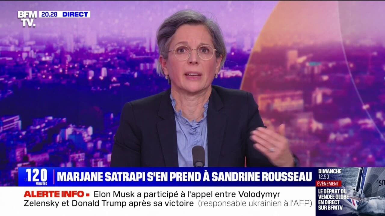 "On ne traite pas une députée de conne": Sandrine Rousseau répond à  l'autrice et réalisatrice franco-iranienne Marjane Satrapi