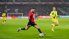 Rémy Cabella lors du match de Ligue 1 entre Lille et Nantes, 4 janvier 2025