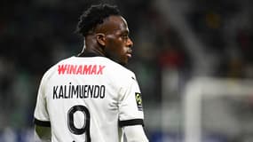 Arnaud Kalimuendo, attaquant de Rennes, en Coupe de France le 7 janvier 2023