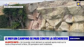 Le Muy: un camping se pare contre la sécheresse