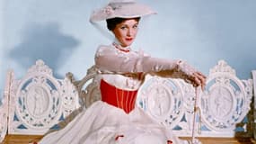 Julien Andrew dans la peau de Mary Poppins en 1964