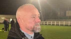David Deville, coach du RC Labourse, avant le 7e tour de Coupe de France du club contre le FC 93, le 17 novembre 2024.