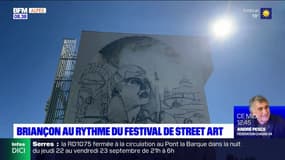 Les œuvres du Street Art festival séduisent les habitants à Briançon
