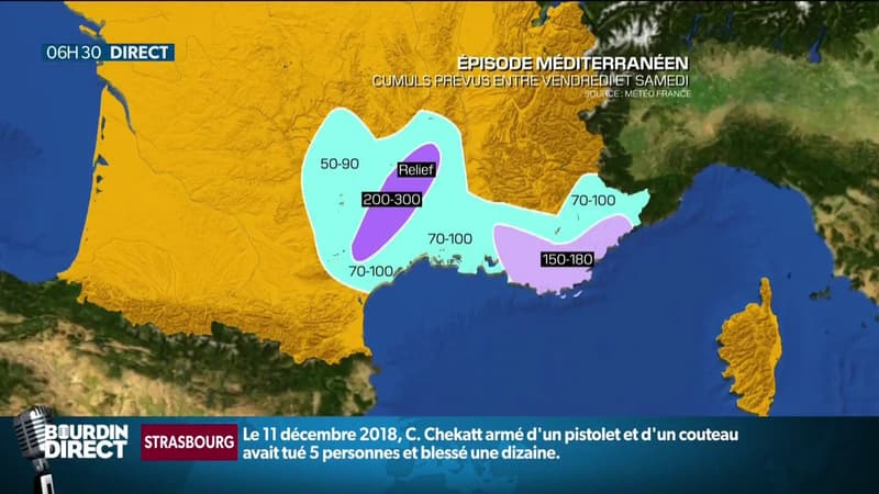 Pluie et perturbations: vers un "épisode méditerranéen" à surveiller ce week-end