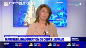 Marseille: Martine Vassal se réjouit de l'inauguration du cours Lieutaud