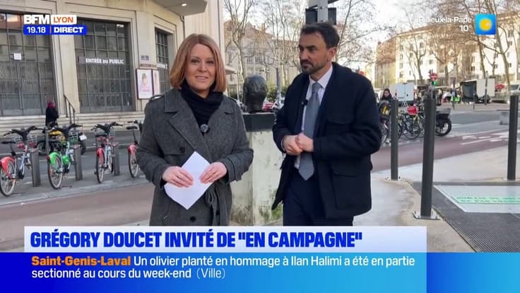 Grégory Doucet (Les Écologistes) en Campagne