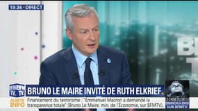 Bruno Le Maire face à Ruth Elkrief