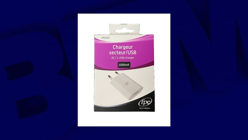 Le chargeur rappelé en raison d'un risque