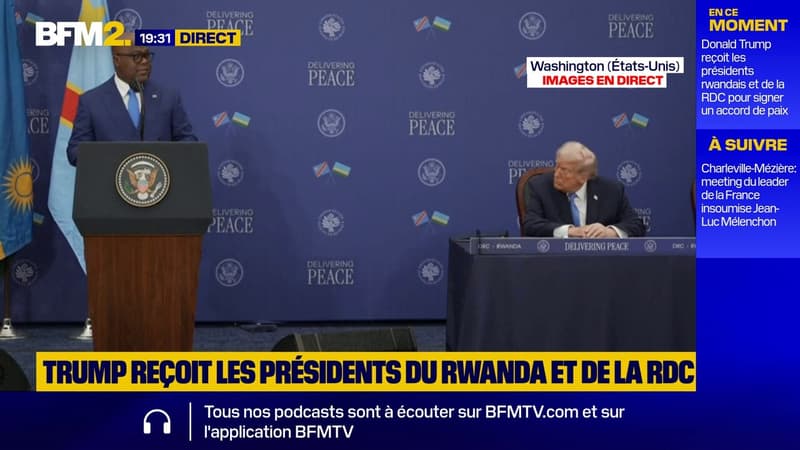 "Une profonde gratitude": le président de la RDC remercie Donald Trump pour l'accord de paix