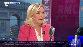 Marine Le Pen: "Le gouvernement met la France à feu et à sang"