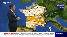 La météo pour ce mercredi 4 décembre 2019