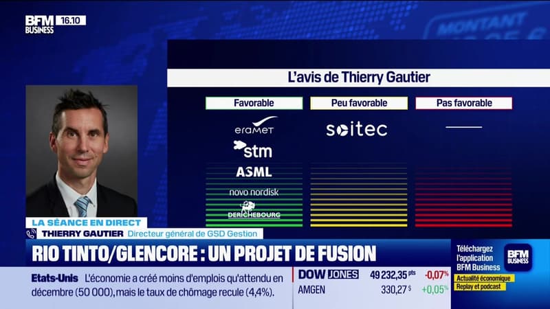 Minerais, métaux : la mégatendance de 2026 ? Rio Tinto et Glencore étudient un rapprochement - 09/01