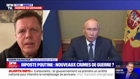 Andrii Osadchuck, député de Kiev, appelle à mettre "fin aux conversations téléphoniques" avec Vladimir Poutine