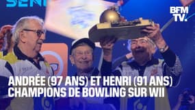 Andrée, 97 ans, et Henri, 91 ans, sont champions de bowling sur Wii 