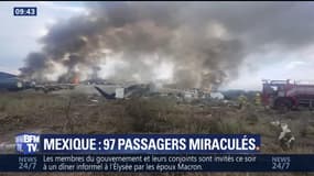 Mexique: un avion de ligne s'écrase au décollage, aucun mort