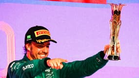 Fernando Alonso lors du GP d'Arabie Saoudite, le 19 mars 2023.