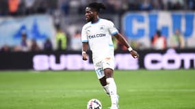 Le joueur de l'OM Jonathan Rowe au Vélodrome le 27 octobre 2024