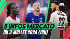 Koné, De Ligt, Mikautadze… les 5 infos mercato du 3 juillet 2024 (à la mi-journée)