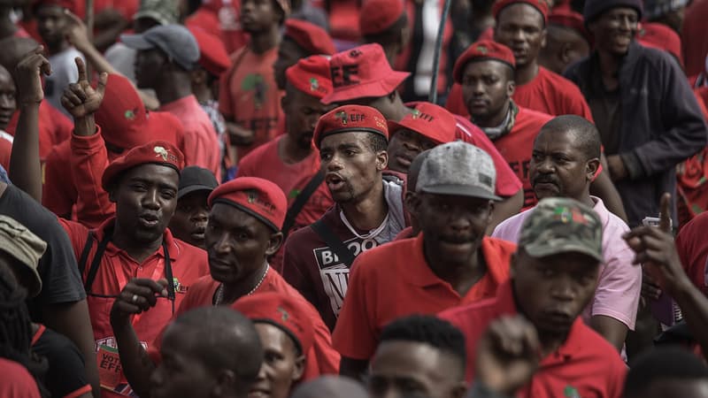 Le parti de gauche radicale sud-africain des Combattants pour la liberté économique (EFF), appelle à un rassemblement pour protester contre le racisme. (Photo d'illustration)