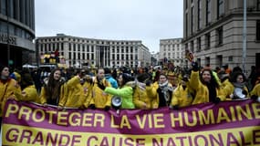 Manifestation anti-avortement à Paris, le 16 janvier 2022