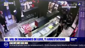 Paris: 11 arrestations après le vol de doudounes de luxe