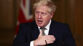 Le Premier ministre britannique Boris Johnson, le 22 octobre 2020 à Londres