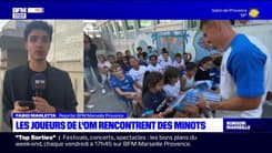 Marseille: les élèves de l'école Pharo Catalans ont rencontré des joueurs et joueuses de l'OM