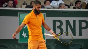 Paire lors du premier tour de Roland-Garros 2022