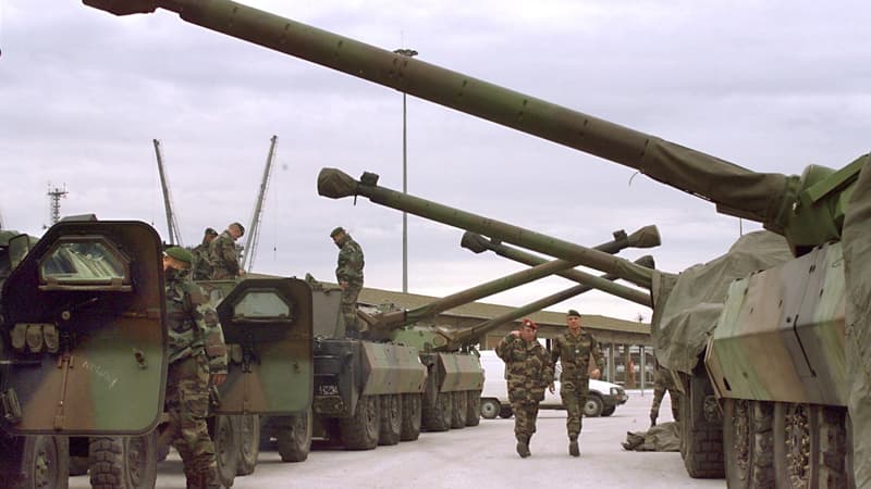 Les AMX 10-RC du 1er Régiment Etranger de Cavalerie (REC)
