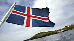 Un drapeau de l'Islande.