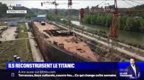 En Chine, une réplique à l'identique du Titanic est en train d'être construite