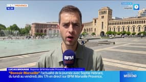 B. Payan rencontre des rescapés du Haut-Karabagh
