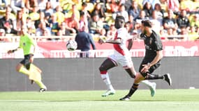 Diatta lors de Monaco-Lorient, 16 avril 2023