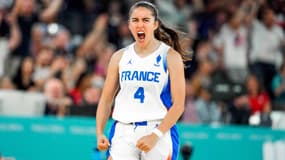 Marine Fauthoux lors de la finale France-USA aux Jeux olympiques de Paris, le 11 août 2024