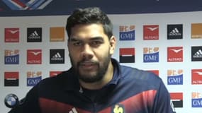 Romain Taofifenua en conférence de presse