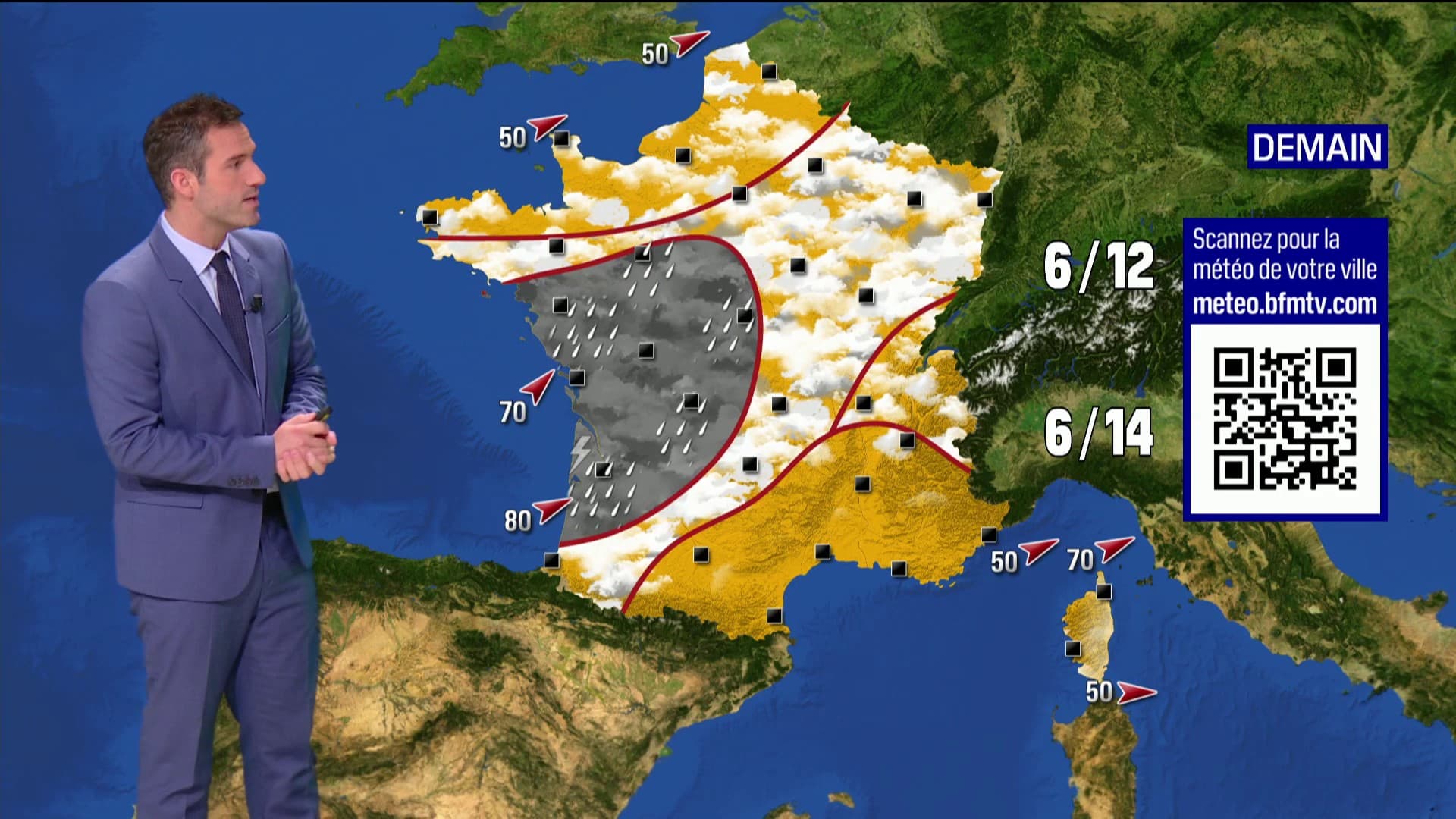 La météo du mardi 7 novembre 2023. La météo du mardi 7 novembre 2023.